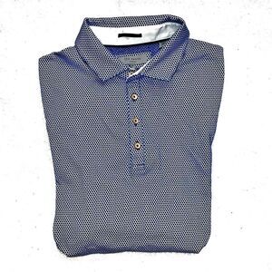 NWOT Ted Baker London Blue Dot Short Sleeve Polo Mens Size 4 40 chest M